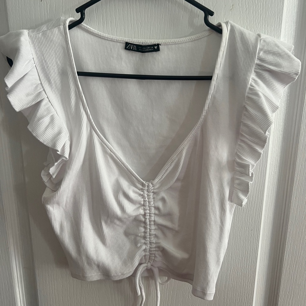 zara crop top